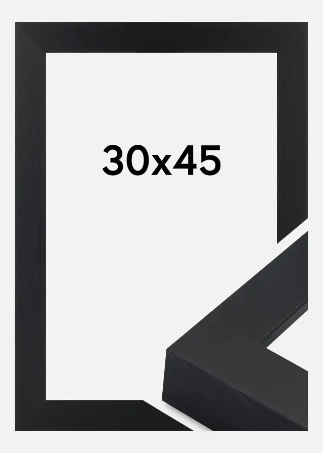 Ramme Wells Akrylglass Svart 30x45 cm