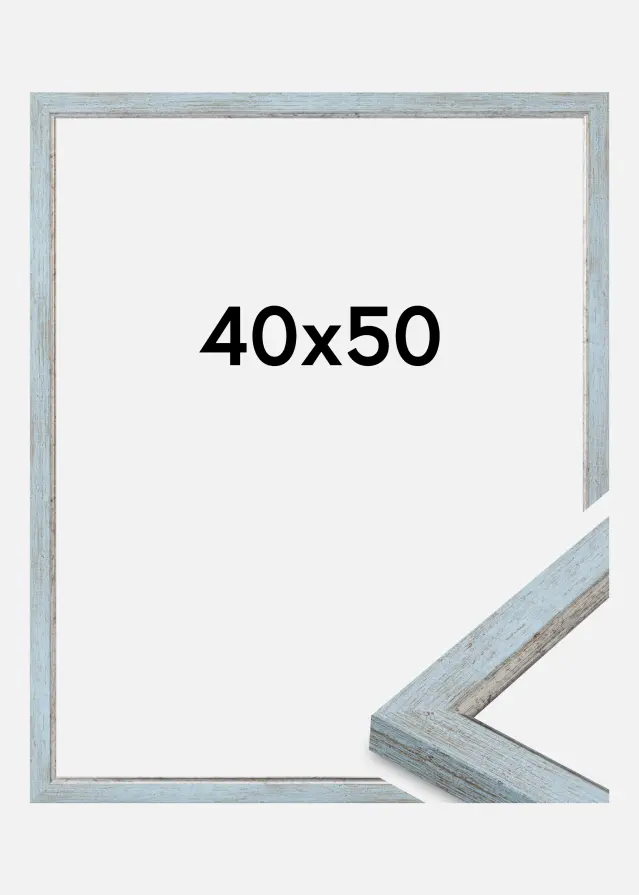 Ramme Whitby Akrylglass Blå 40x50 cm