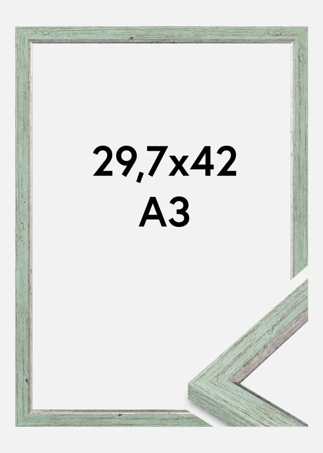 Ramme Whitby Akrylglass Grønn 29,7x42 cm (A3)