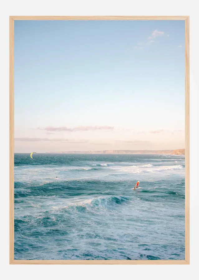 Wind surfing Algarve Plakat