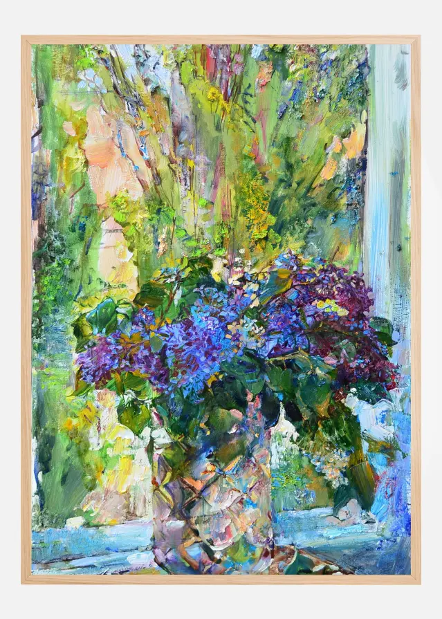 Vibrant floral Plakat