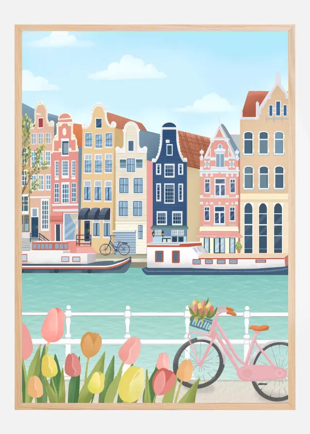 Amsterdam City Plakat