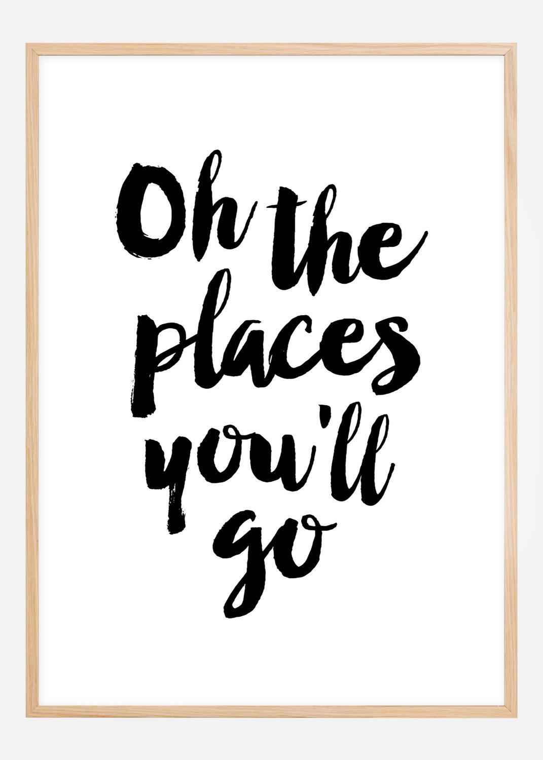Product Image for Oh the places you'll go Plakat (21x29.7 cm (A4))