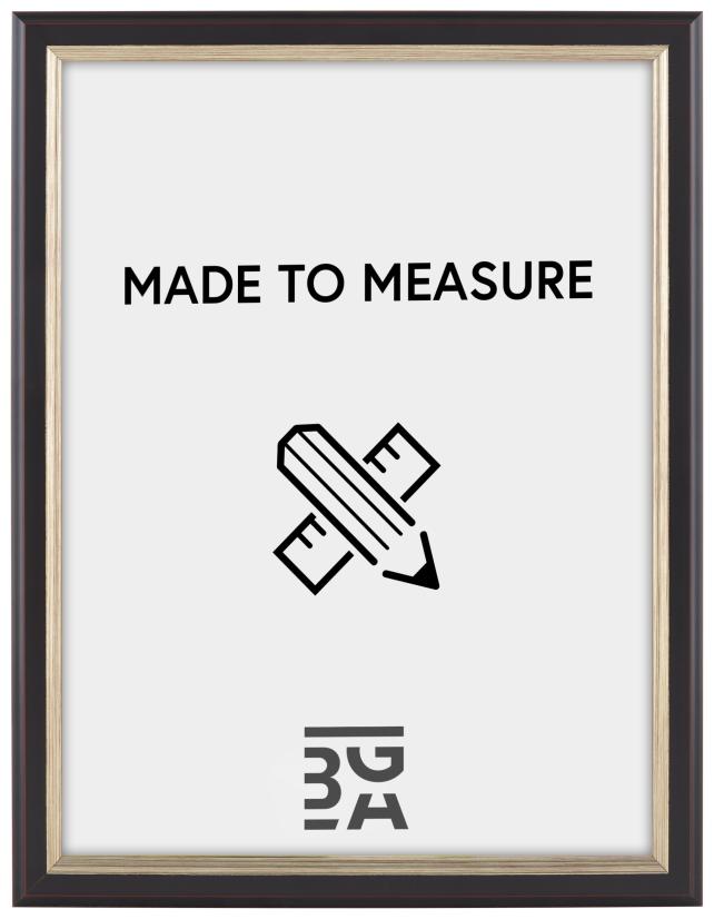 Ramme Nyhyttan Brun / Sølv - Valgfri størrelse