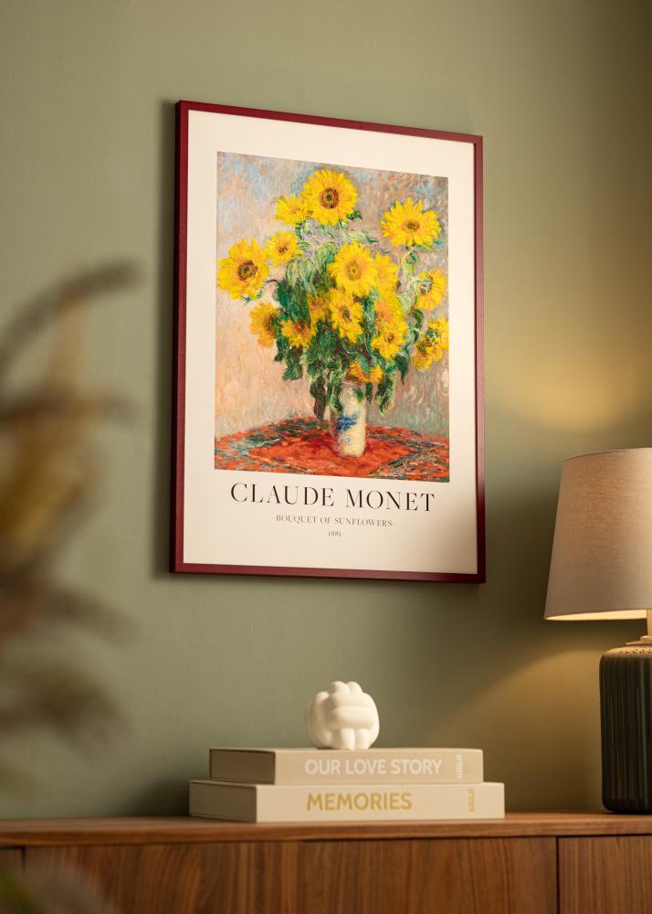 Colorful Akrylglass Rød 60x80 cm