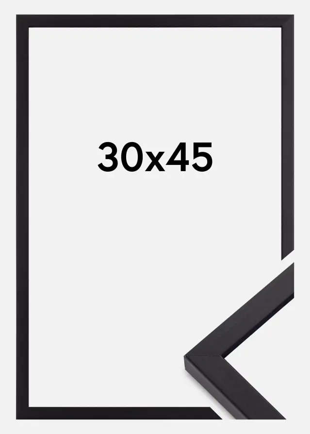 Ramme Torrance Matt Antirefleksglass Svart 30x45 cm