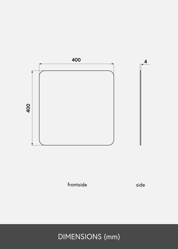 KAILA Speil Square 40x40 cm