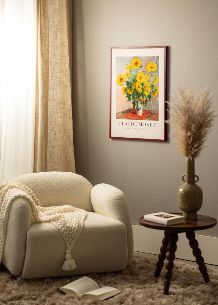 Colorful Akrylglass Rød 60x80 cm