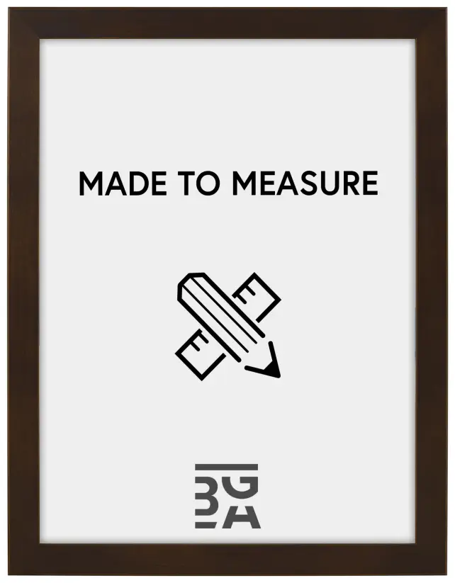 Ramme Trendline Brun - Valfri Storlek