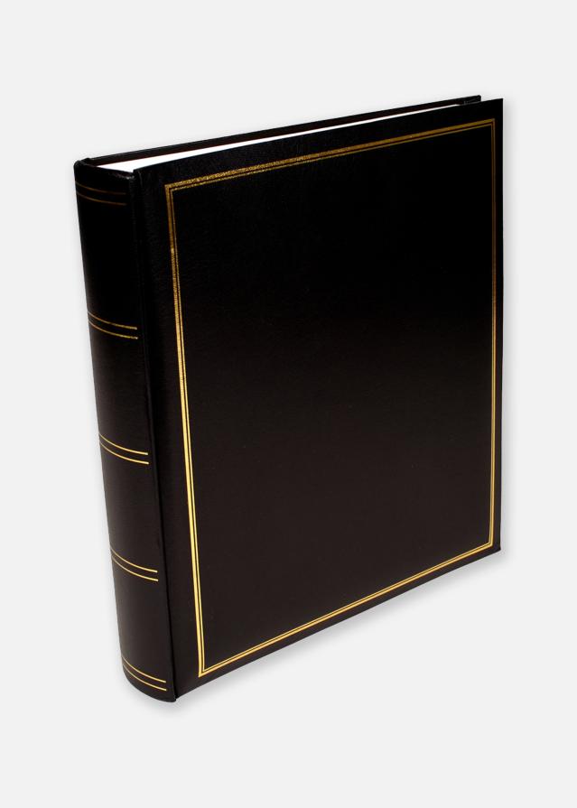 Exclusive Line Maxi Svart 30x33 cm (100 Hvite Sider / 50 Ark)