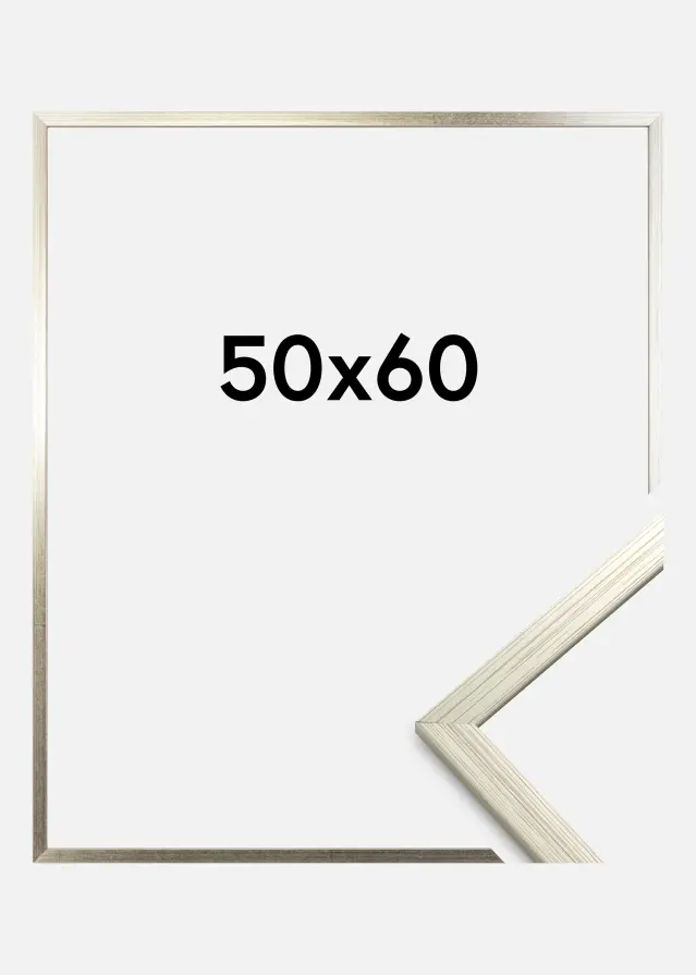 Ramme Edsbyn Akrylglass Sølv 50x60 cm