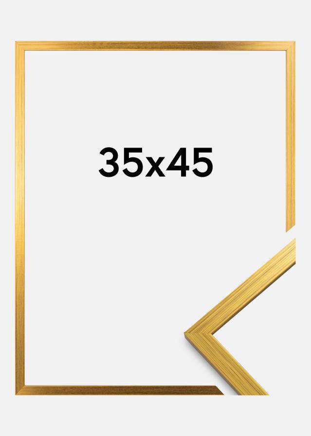 Ramme Edsbyn Akrylglass Gull 35x45 cm
