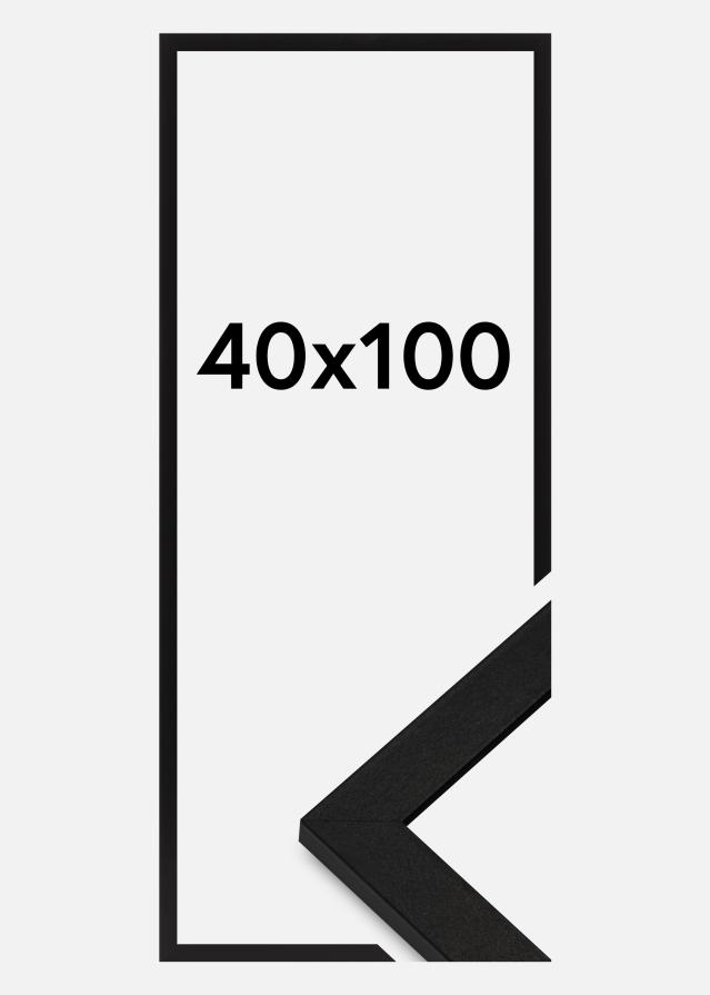 Ramme BGA Classic Akrylglass Svart 40x100 cm