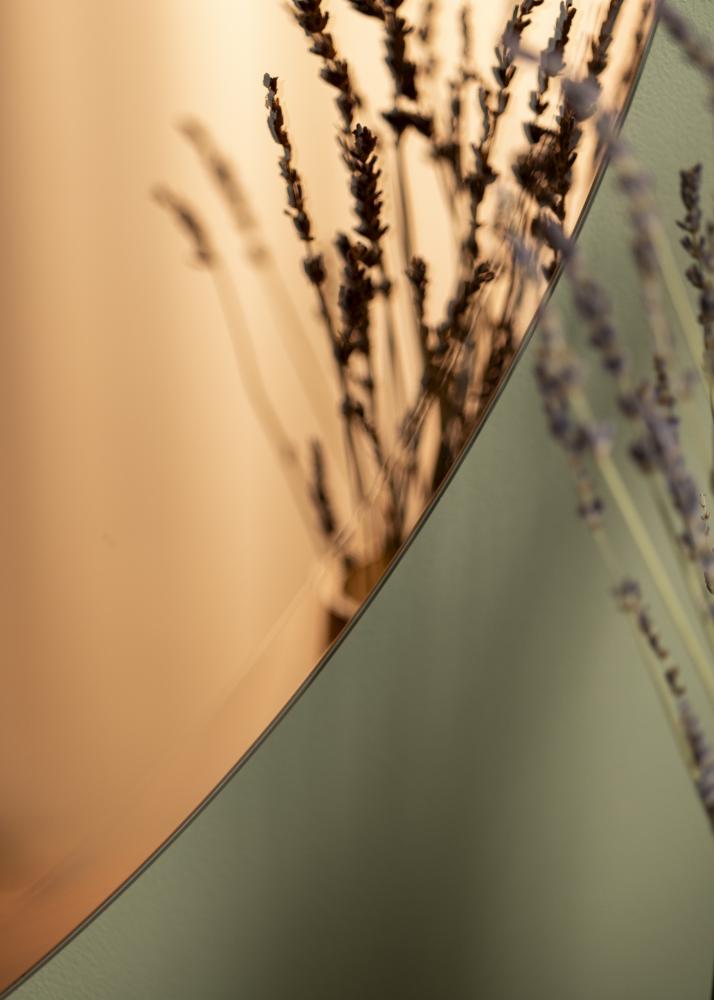 KAILA Rundt Speil Rose Gold Deluxe 90 cm Ø
