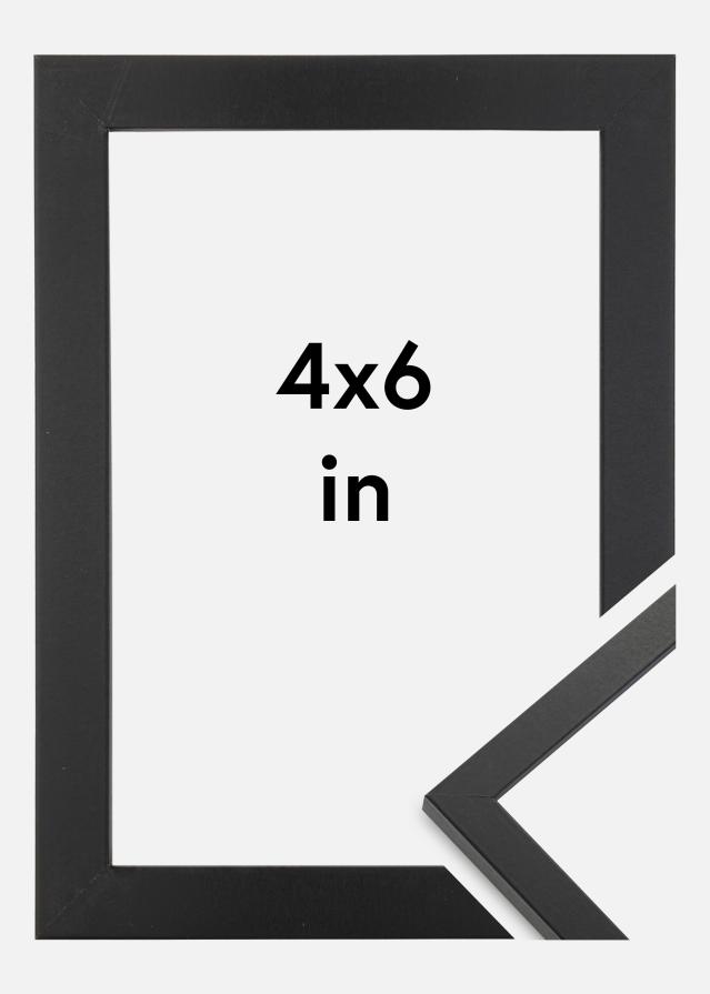 Ramme Trendy Akrylglass Svart 4x6 inches (10,16x15,2 cm)