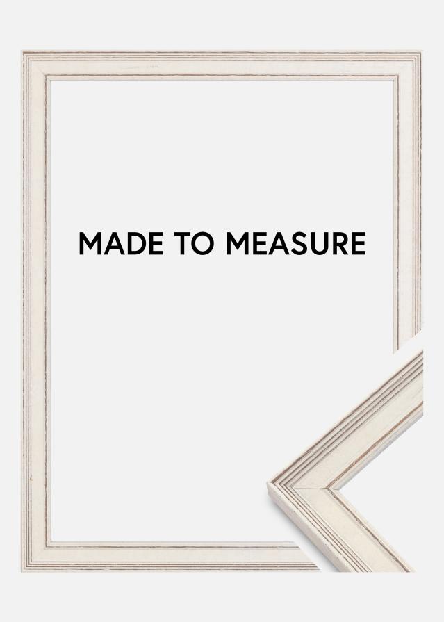 Ramme Shabby Chic Hvit - Valgfri Størrelse