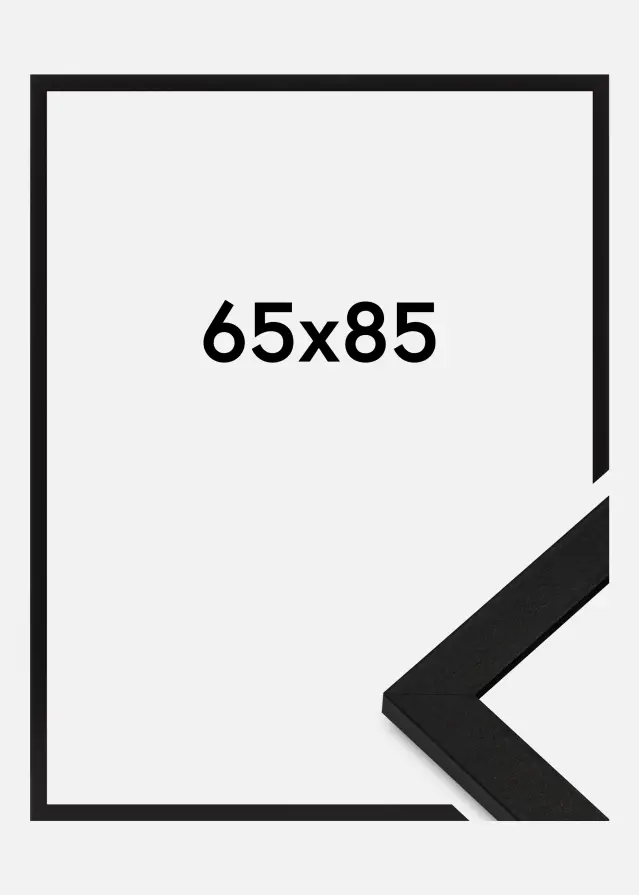 Ramme BGA Classic Akrylglass Svart 65x85 cm