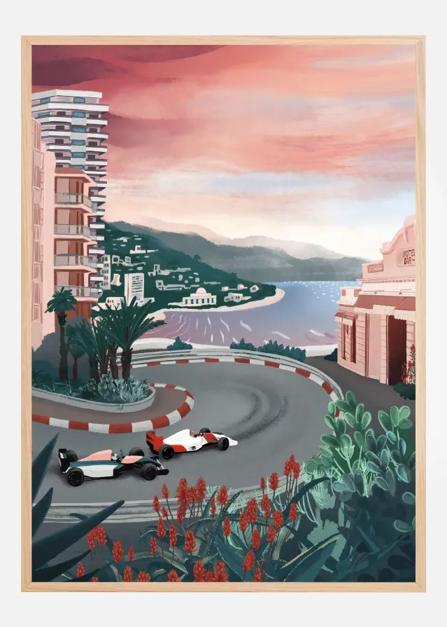 Monaco Circuit Plakat