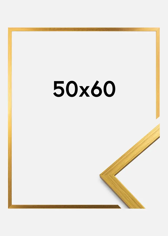 Ramme Edsbyn Akrylglass Gull 50x60 cm
