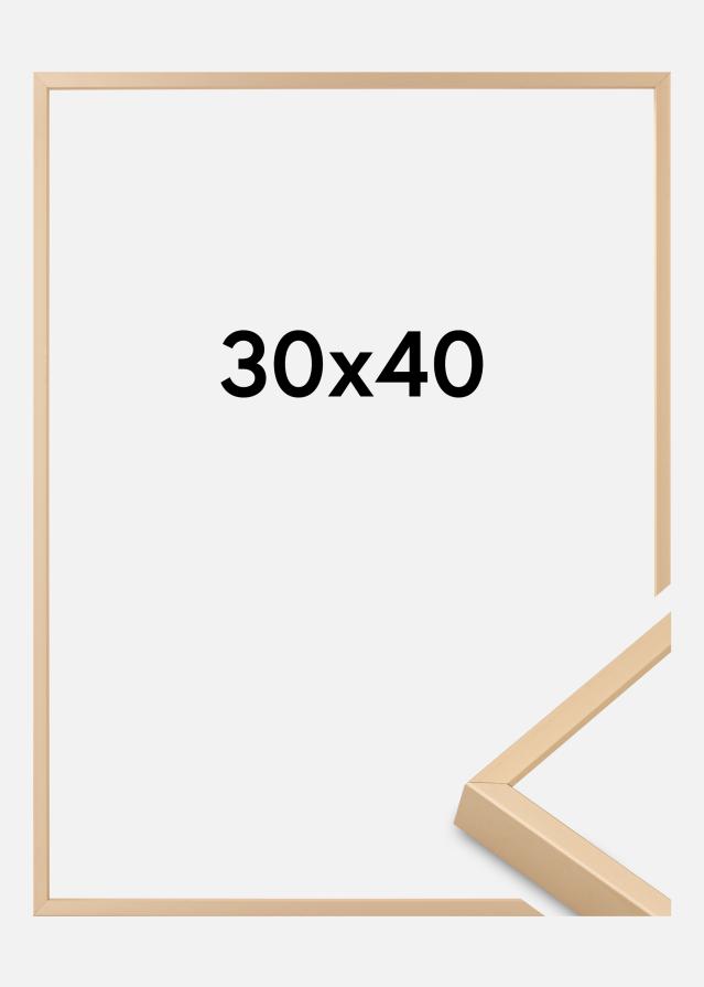 Aluminiumsramme Akrylglass Messing 30x40 cm