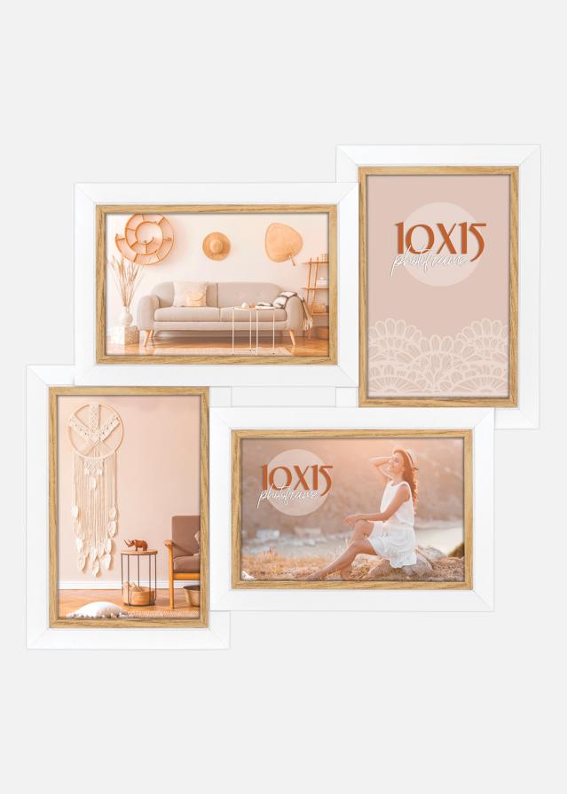 Ayas 4Q Collageramme Hvit - 4 bilder