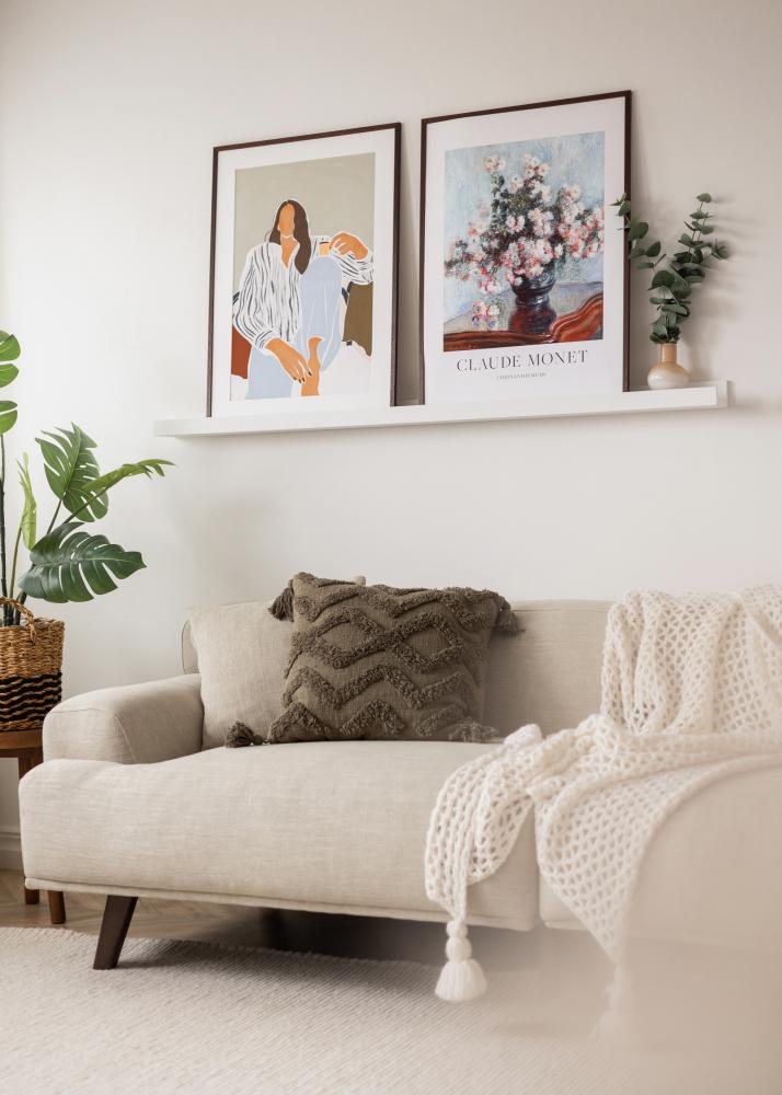 KAILA Bildehylle Hvit 140 cm