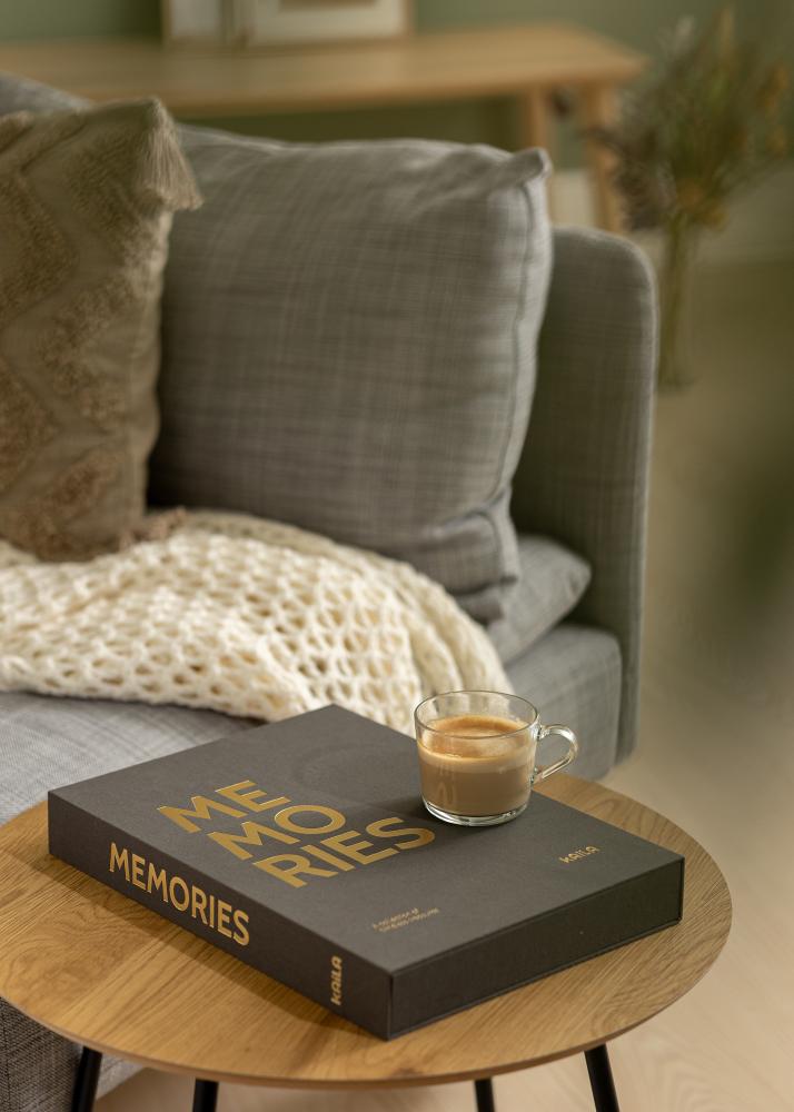 KAILA MEMORIES Black XL - Coffee Table Photo Album - 60 Bilder i 10x15 cm