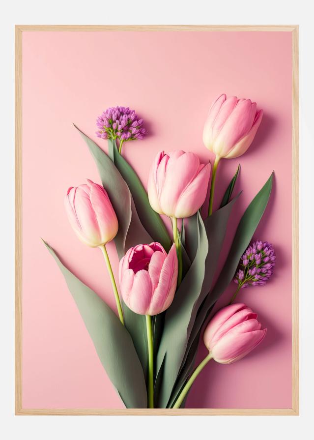 Pink Tulips Plakat