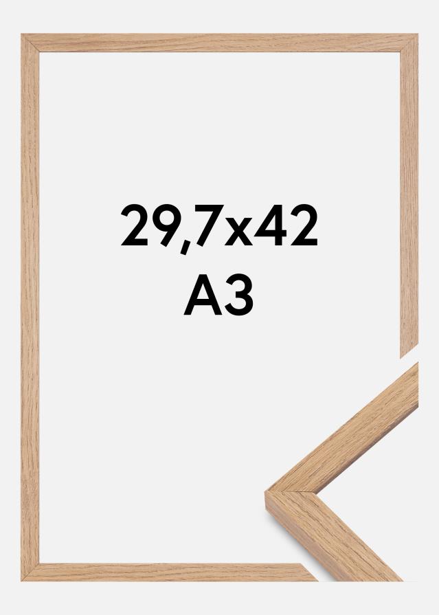 Ramme Montgomery Matt Antirefleksglass Eik 29,7x42 cm (A3)