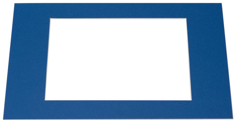 Passepartout Blå (Hvit kjerne) - Målbestilt