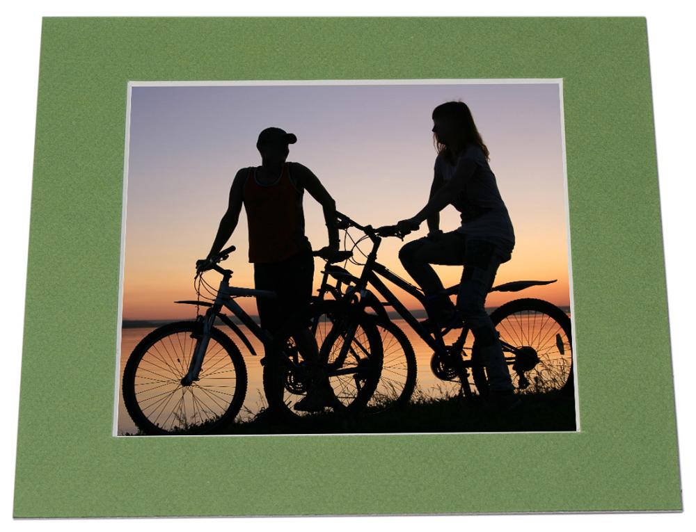 Passepartout Grønn (Hvit kjerne) - Målbestilt