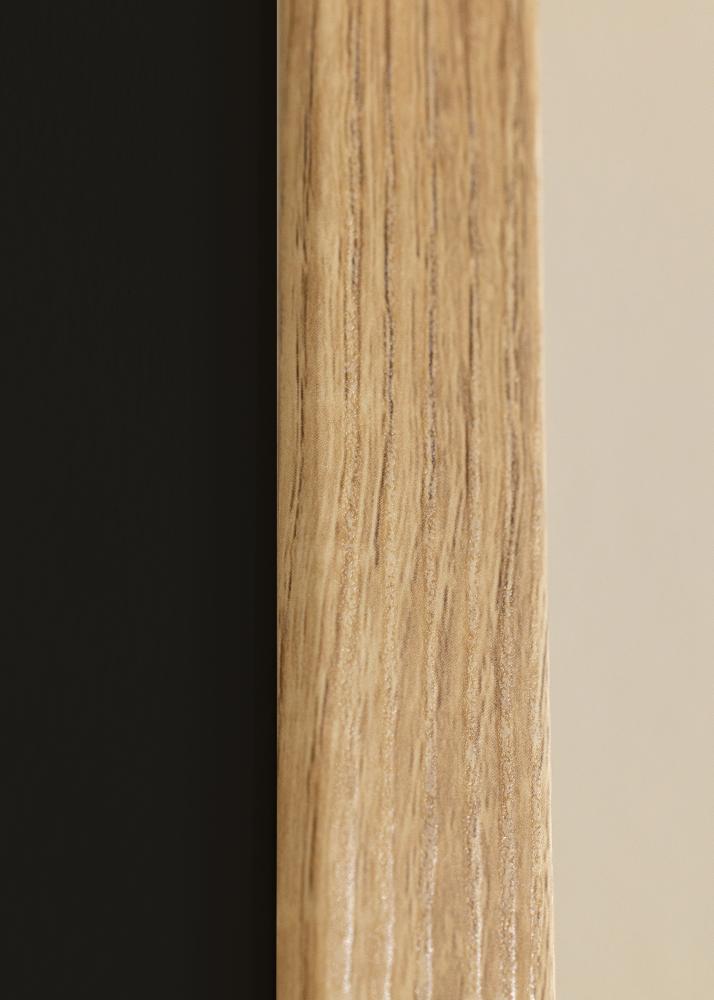 Ramme Fiorito Lys Eik 50x60 cm - Passepartout Svart 37x46 cm
