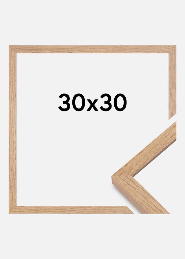 Ramme Montgomery Matt Antirefleksglass Eik 30x30 cm