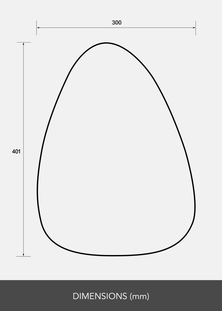 KAILA Speil Shape I 30x40 cm