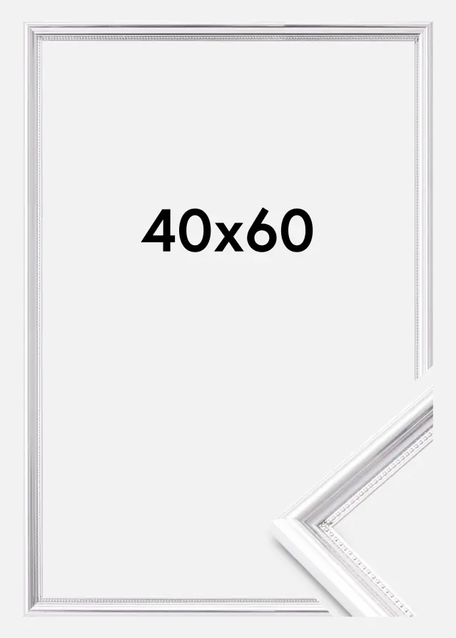 Ramme Gala Akrylglass Sølv 40x60 cm
