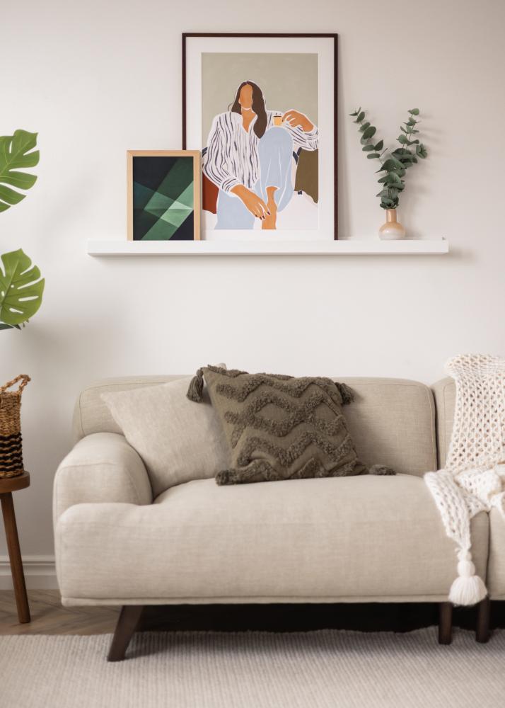 KAILA Rammehylle Hvit 120 cm