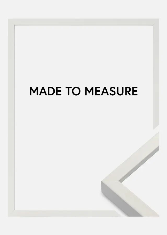 Ramme Vivaldi Hvit - Valgfri størrelse