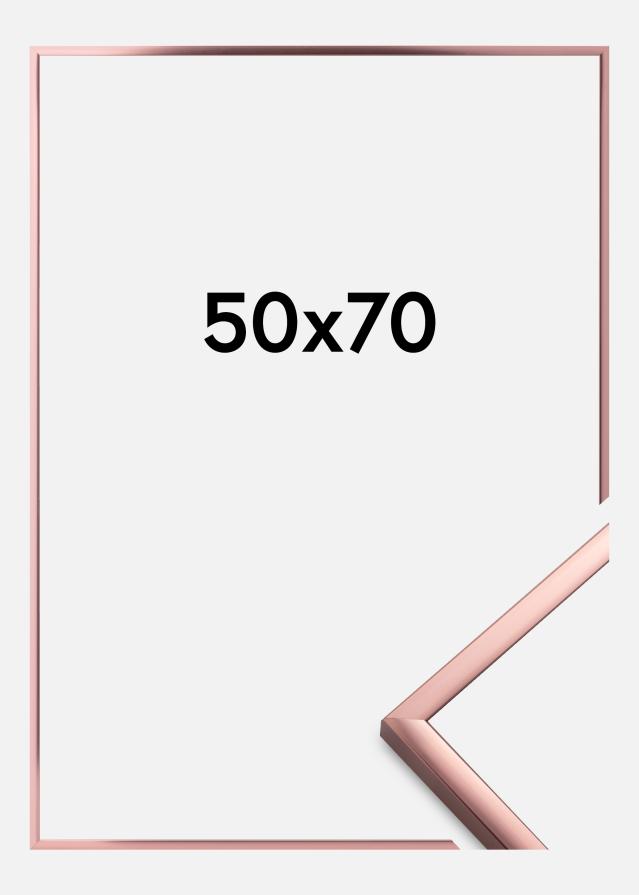 Ramme Poster Aluminum Roségull 50x70 cm