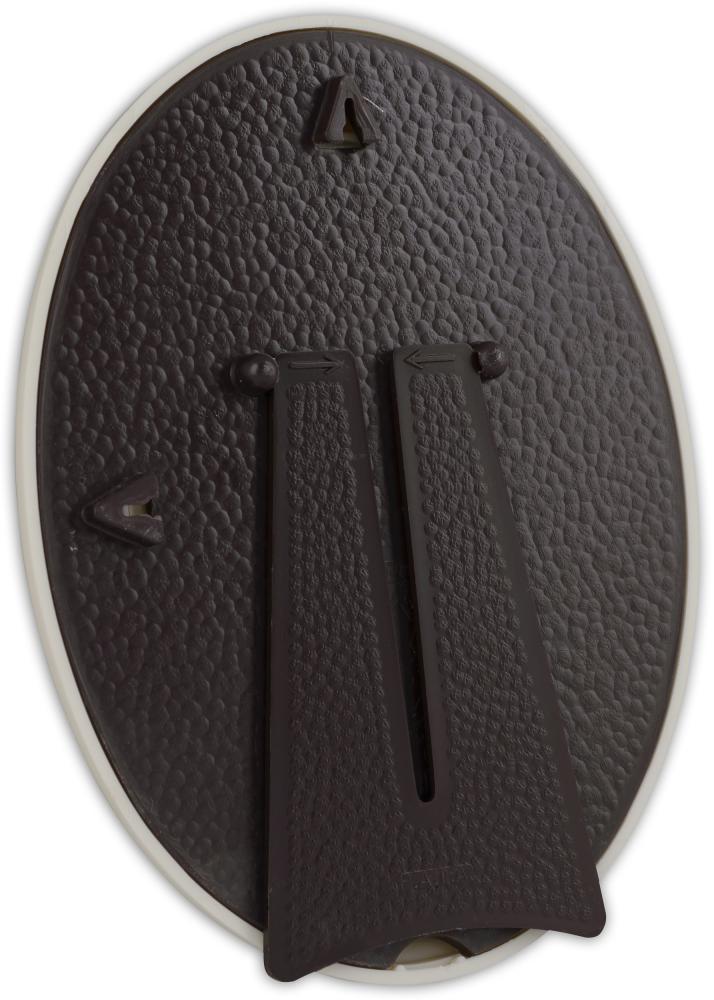 Eiri Mozart Oval Hvit 6x9 cm