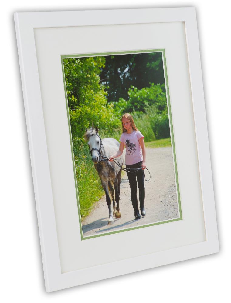 Passepartout to-lags - Hvit/Grønn