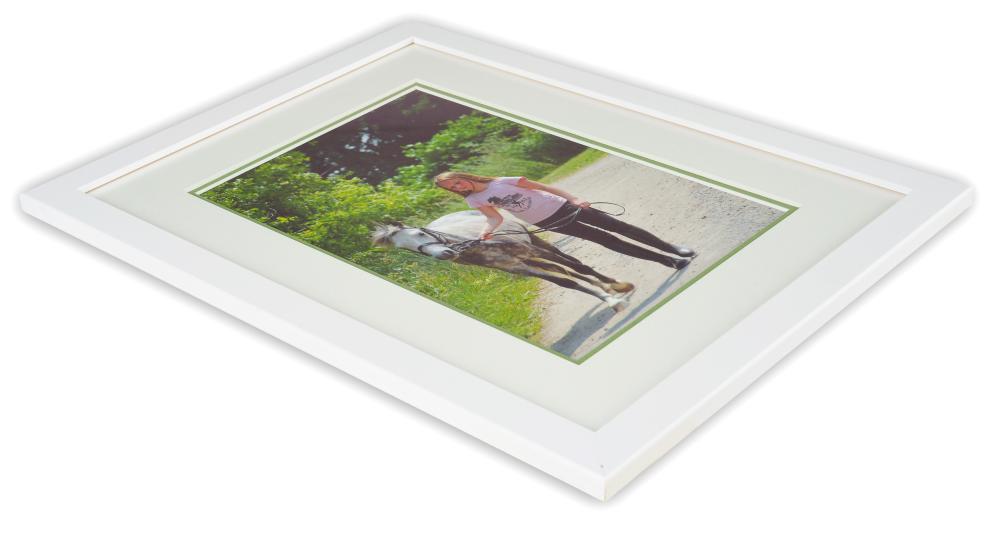 Passepartout to-lags - Hvit/Grønn