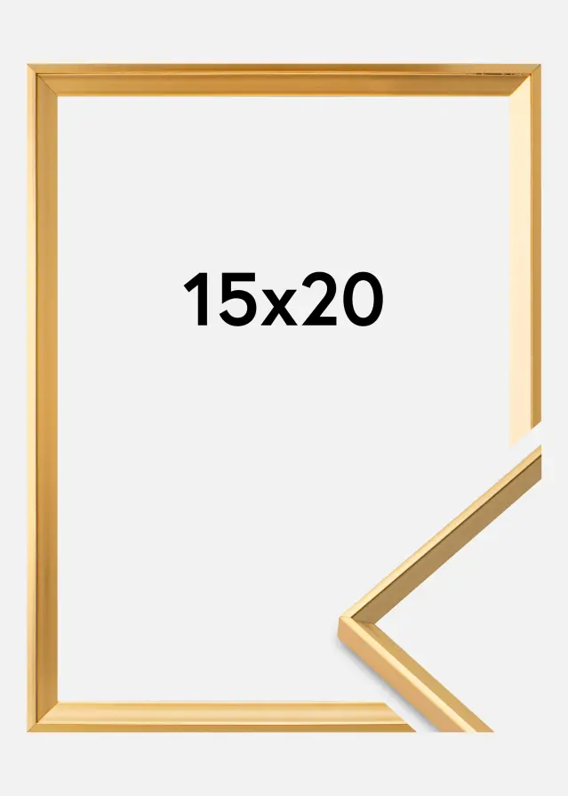 Ramme Desire Akrylglass Gull 15x20 cm