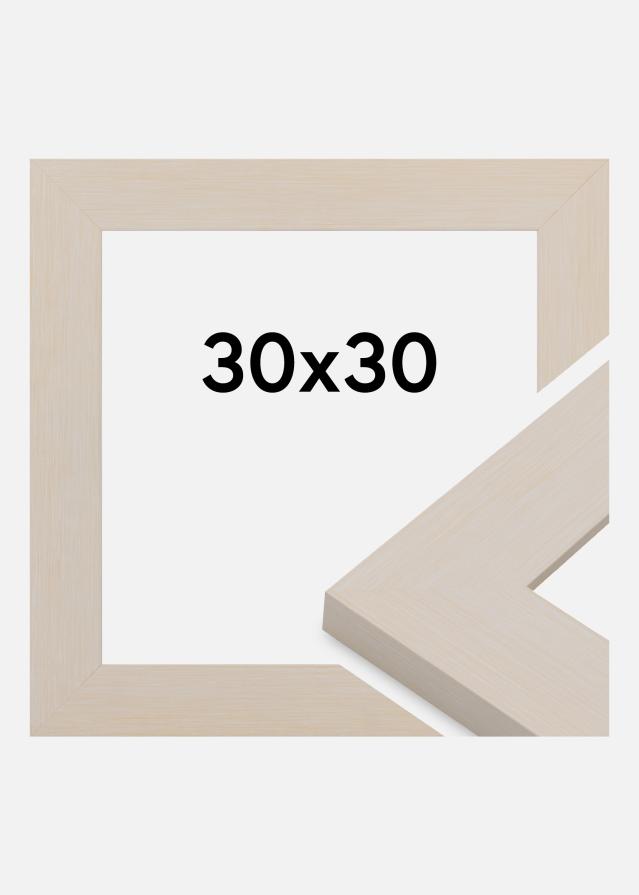 Ramme Pembrokeshire Akrylglass Hvit 30x30 cm