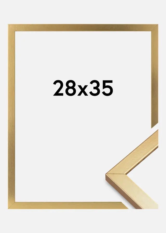Ramme Minerva Akrylglass Gull 28x35 cm