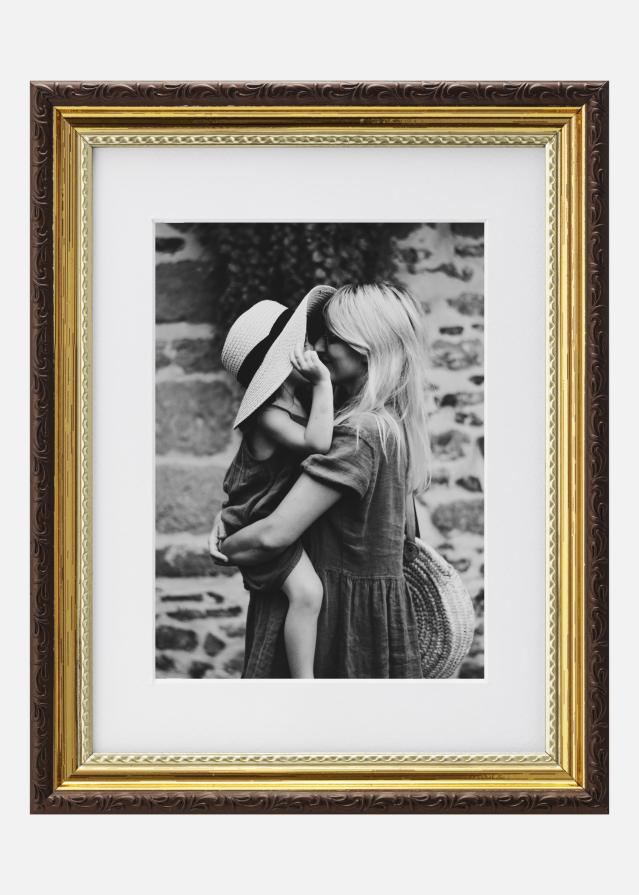 Bildepakke Gull med passepartout - XS (13x18 cm)