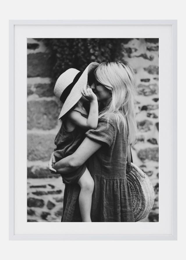 Bildepakke Hvit med passepartout - XL (50x70 cm)