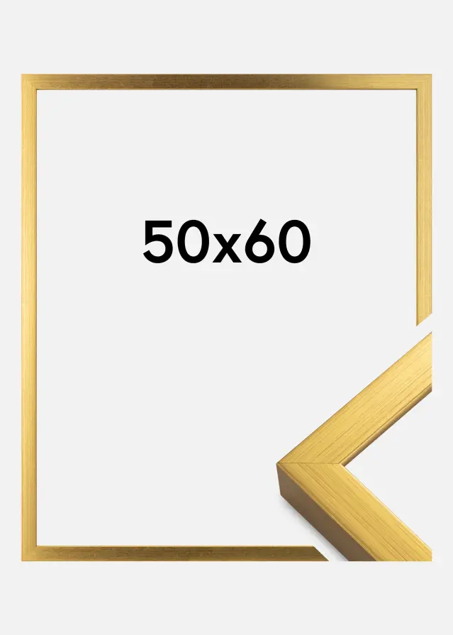 Ramme Falun Akrylglass Gull 50x60 cm