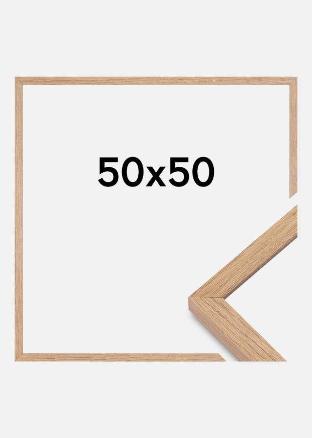 Ramme Montgomery Matt Antirefleksglass Eik 50x50 cm