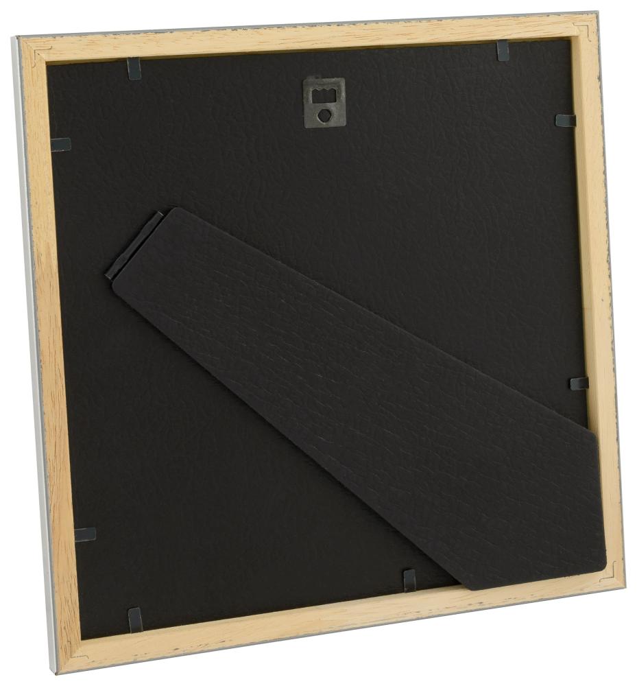 Ramme Slim Matt Antirefleksglass Sølv 18x18 cm