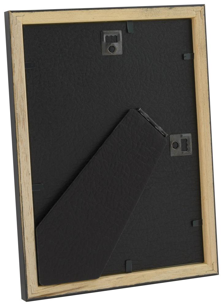 Ramme Slim Matt Antirefleksglass Svart 10x15 cm